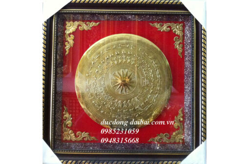 Tranh mặt trống đồng bằng đồng