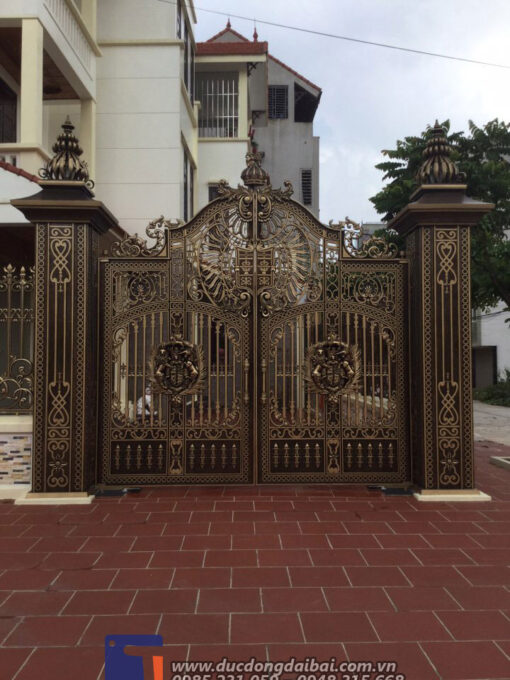 Cổng nhôm đúc nghệ thuật - Hình ảnh 2