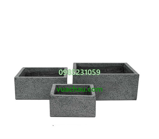 Chậu cây cảnh mini phong thủy chất liệu xi măng