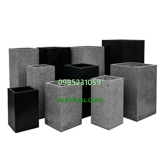 Chậu cảnh vuông phong thủy trang trí sân vườn