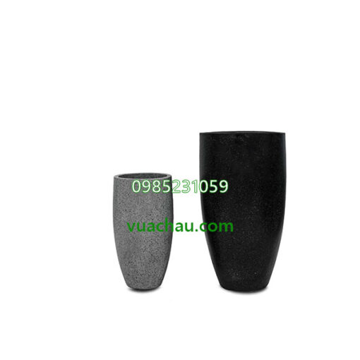 Chậu trụ tròn xi măng nghệ thuật